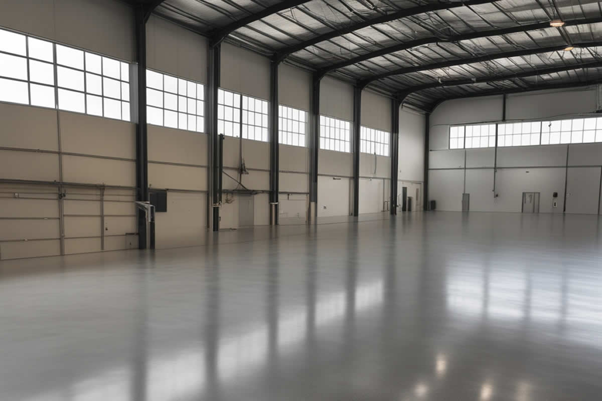 low maintenance concrete flooring for warehouses